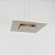 Pendente Golden Art Dawn Quadrado 50x50cm LED Pintura T5025-50PI - Imagem 16