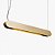 Pendente Golden Art Barra Linear 70cm para lâmpadas T8 Led 60cm - Imagem 1