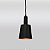 Pendente Alumínio Preto Cônico Cabo Regulável Tom Dixon 15x16 Brida Golden Art E-27 T760 Cozinhas e Salas - Imagem 1