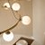 (Pintura) Lustre Golden Art Arco Modular 80cm 5 Bolas 10cm 107x57x26,5cm T8080PI - Imagem 18