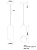 Pendente Tubular 30 Golden Art Ø10cm 1xE27 T915PI - Imagem 2
