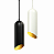 Pendente Tubular 30 Golden Art Ø10cm 1xE27 T915PI - Imagem 1