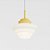 (Pintura) Pendente Escada Ø23cm Golden Art E-27 T933-23 Cúpula Vidro Leitoso Quartos e Salas - Imagem 15