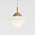 (Pintura) Pendente Escada Ø23cm Golden Art E-27 T933-23 Cúpula Vidro Leitoso Quartos e Salas - Imagem 10