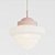 (Pintura) Pendente Escada Ø30cm Golden Art T933-30PI Cúpula Vidro Leitoso E-27 Quartos e Salas - Imagem 12