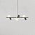 (Pintura) Lustre Golden Art Pivô Linear 3 Bolas de Vidro + Spots 80x23cm T9900-3PI - Imagem 8