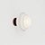 Plafon Ø23 Escada Golden Art E-27 T933-23P Redondo Branco Vidro Leitoso Sobrepor - Imagem 14