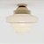 (Pintura) Plafon Ø30 Escada Golden Art T933-30PI Sobrepor Branco Vidro Leitoso Sobrepor E-27 Quartos e Salas - Imagem 13
