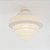 (Pintura) Plafon Ø30 Escada Golden Art T933-30PI Sobrepor Branco Vidro Leitoso Sobrepor E-27 Quartos e Salas - Imagem 5