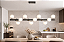 Pendente Haste Reta Metal Esferas Vidro Branco 35x130cm Old Artisan 13x G9 Halopin Bivolt PD-5208 Salas e Hall - Imagem 1