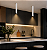 Plafon Tubo Branco Redondo Vertical Metal 59x7,6cm Old Artisan 1x PAR20 Bivolt EMB-4995 Balcões e Cozinhas - Imagem 2