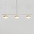 (Pintura) - Pendente Golden Art Avelã 3 LEDs 3W T1800-3PI 80cm - Imagem 8