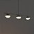 (Pintura) - Pendente Golden Art Avelã 3 LEDs 3W T1800-3PI 80cm - Imagem 6