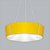 Pendente Vulcano GG Redondo Alumínio Amarelo 15x65cm Usina Design 8x E27 Bivolt 16216-65 Mesas e Corredores - Imagem 1