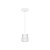 Pendente Dueluci 711 CHEESE Alumínio Redondo Branco Leitoso Design Vidro Branco Ø10 x A10cm - 1 X G9 Led - Imagem 2