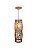 Pendente Ondas Longo 15 Classic Lar Madeira 44cm E27 – Ref. 1070 - Imagem 1