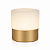 Abajur Dueluci Clarinha 1070L Vidro Branco Fosco Ø10cm x A9,5cm Soquete G9 LED 5,6W Linha Premium Contemporânea - Imagem 2