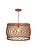 Pendente Ondas 45 Classic Lar Madeira 44cm E27 – Ref. 1071 - Imagem 1