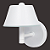 Arandela Dueluci Treviso 423 Alumínio Tampa Vidro Jateado C11cm x P14cm x A14cm LED 5,6W 2700K 430Lm Bivolt Linha Design Moderno - Imagem 5