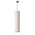 Pendente Madelustre Esbelto Grande Ø20x90cm Linho E27 Castanho 3337- - Imagem 1