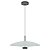 Pendente Dueluci Livorno 486 Indireto Alumínio Vidro Fosco Curvado Ø50cm x A20cm LED 15W 2200Lm 3000K Bivolt Linha Design Moderno - Imagem 2