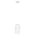 Pendente Dueluci Lugano 402-G Alumínio Vidro Branco Fosco Ø18cm x A37cm Soquete E27 Linha Design Moderno - Imagem 4