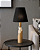 Abajur DNA Iluminação Felsen ABJ-FELSEN – Base Dourada – 1 Lâmpada E14 – Cúpula – Pintura - Imagem 2