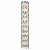 Arandela DNA Iluminação Ártemis 4 ARA-024 – 20 × 100 cm – 8× G9 – Placas 76×22 mm - Imagem 1