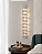 Arandela DNA Iluminação Ártemis 4 ARA-024-H – 20 × 100 cm – 8× G9 – Placas Honey - Imagem 2