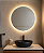 Espelho DNA Iluminação ES0101 Sorrisos – Redondo Ø80 cm – Luz Indireta LED 36W 3000K – Modelo 1 - Imagem 1