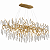 Lustre DNA Iluminação Branch Lavanda 100cm BRANCH-100-LAV – 10 Lâmpadas E14 – Castanhas – Pendente Tipo Galho - Imagem 1