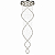 Lustre DNA Iluminação Classic DNA60-3-0M – Ø60 cm – 9× GU10 – 3,0 m Altura - Imagem 1