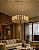 Lustre DNA Iluminação Halo L1002 – Redondo 80 × 20 cm – Placa de Rocha – LED 3000K 20W – Pendente 2 m - Imagem 2