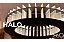 Lustre DNA Iluminação Halo L1003 – Redondo 100 × 20 cm – Placa de Rocha – LED 3000K 25W – Pendente 2 m - Imagem 2