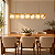 Lustre DNA Iluminação Linear Eclipse Ágata 100cm AC-DISCO-100CM – 7 Lâmpadas G9 – Ágata Cristal – Pintura - Imagem 2