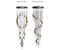 Lustre DNA Iluminação Perseidas Rocha 60cm ROCHA60-20PEND – 20 Pendentes Mini GU10 – Pintura ou Inox - Imagem 5