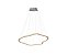 Pendente DNA Iluminação Aliança Orgânica 100/80cm ALORG-100-2-SL – 72W – 3000K – Slim – 2 Alianças - Imagem 1