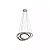Pendente DNA Iluminação Aliança Redonda 100/80/60cm ALR-100-3 – 95W – 3000K – Três Alianças – 1,50m - Imagem 1