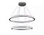 Pendente DNA Iluminação Aliança Redonda 50/30cm ALR-50-2 – 31W – 3000K – Duas Alianças – 1,20 m - Imagem 1