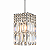 Pendente DNA Iluminação Frésia PPL-001 – Quad. 15 cm – 1× G9 – Placas 76×22 mm – 30 cm Altura - Imagem 1