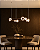 Pendente DNA Iluminação L0118 Kálida Round – Ø100 cm – 10 Cúpulas Selenita – LED 30W 3000K – Cabo 2 m - Imagem 1