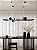 Pendente DNA Iluminação L0119 Kálida Oval – 150×50 cm – 4 Cúpulas Selenita – LED 24W 3000K + 4×GU10 – Cabo 2 m - Imagem 3