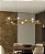 Pendente DNA Iluminação L0801 Adam – Folhas Oval 120 × 60 × 45 cm – Para 8 Lâmpadas E14 – Cabo 2 m - Imagem 2