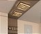 Plafon DNA Iluminação Aliança Quadrada Slim PLAF-ALQU50-2-SL – Duas Argolas 50/30 cm – LED 3000K 46W – Cromado - Imagem 2