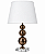(Latão - Especias) Abajur Mesa Golden Art M700LT 3 Bolas em Metal com Base Quadrada em Latão e Lâmpada E27 72cm - Imagem 2