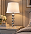(Latão - Especiais) Abajur Mesa Golden Art M746LT 4 Bolas Metal Base Quadrada e Lâmpada E27 86cm - Imagem 2