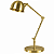 (Latão - Especiais) Abajur Mesa Golden Art Baboo Braço de 30cm e 2 Articulações E27 Altura Média 70cm M1060-30-207LT - Imagem 1
