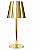 (Latão - Especiais) Abajur Mesa Golden Art Didi M903LT Cúpula em Latão e Lâmpada E27 46cm - Imagem 1