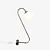 Abajur de Mesa Golden Art Esse com Pintura em Aço e Alumínio e Lâmpada G9 50cm M018PI - Imagem 1