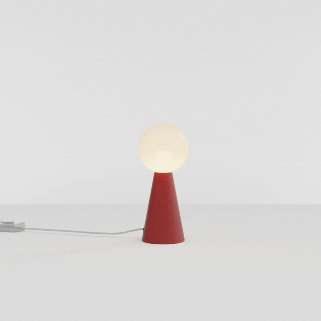 Abajur de Mesa Golden Art Mimo com Bola de Vidro 8cm, Soquete G9 e Altura de 18cm M9908PI - Imagem 3